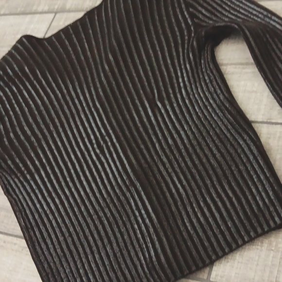 KRIZIA MAGLIA..WOOL SNAP RIBBED SWEATER..SIZE 42..VINTAGE - Picture 5 of 11